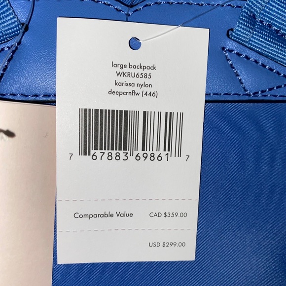 Kate Spade karissa nylon large backpack - Picture 2 of 9